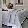 Tempt Linen Throw - Pale Grey