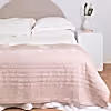 Lux Silk Velvet Throw - Pale Pink